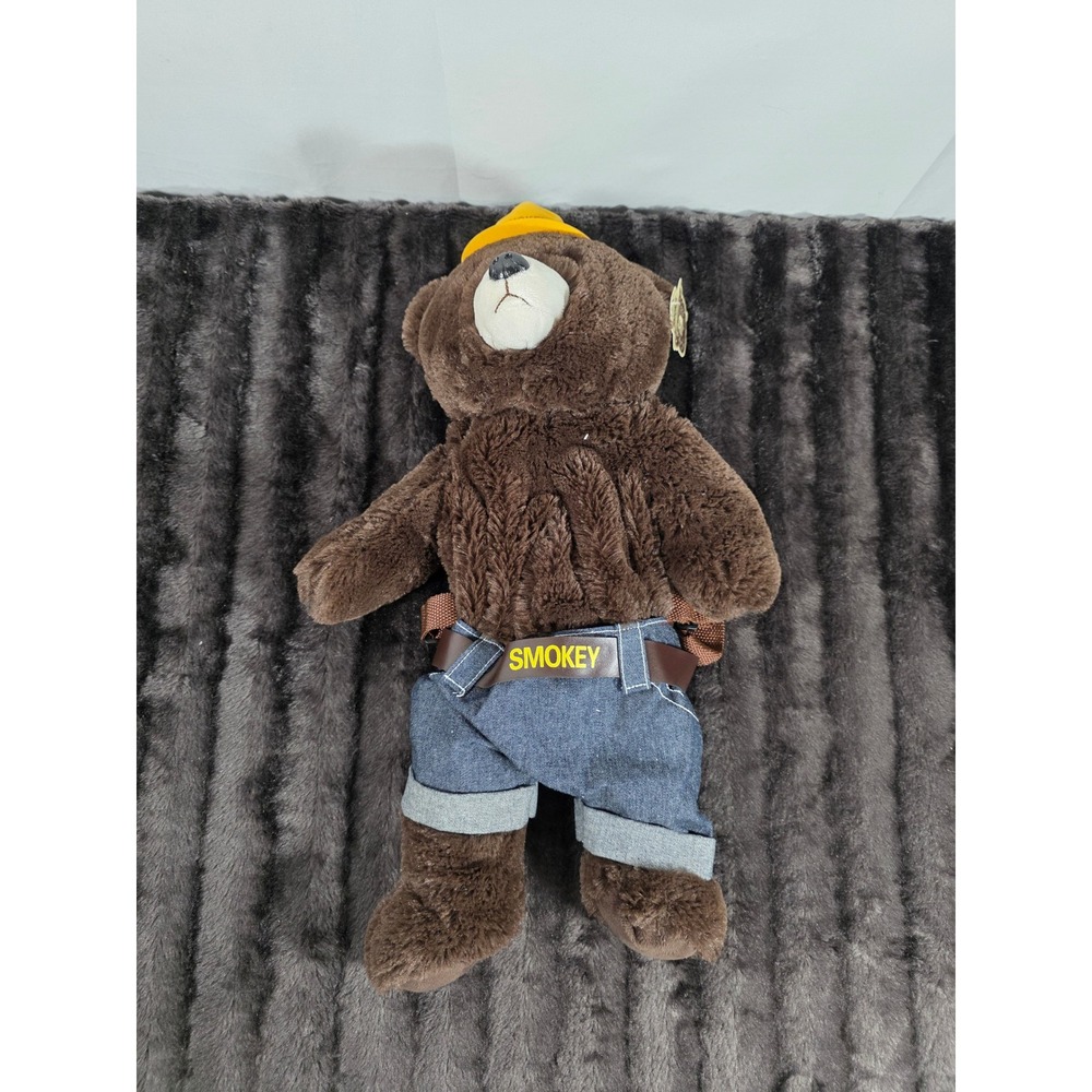 Smokey Bear Plush Backpack Impact Photographics Forest Service Mascot New NWT